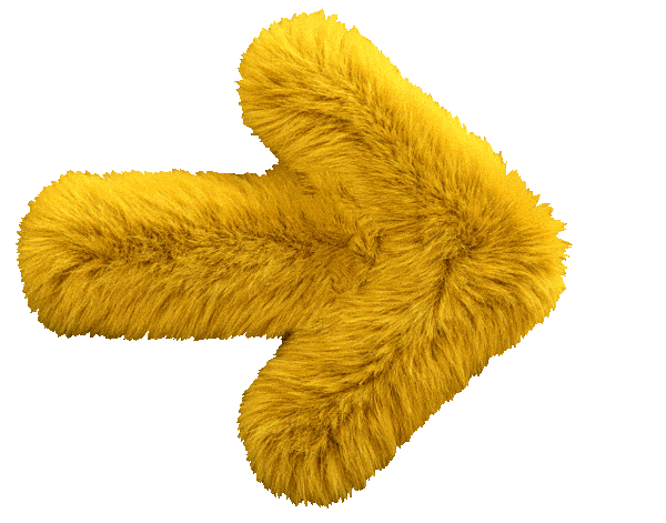 oamk_ouas giphyupload yellow arrow furry Sticker