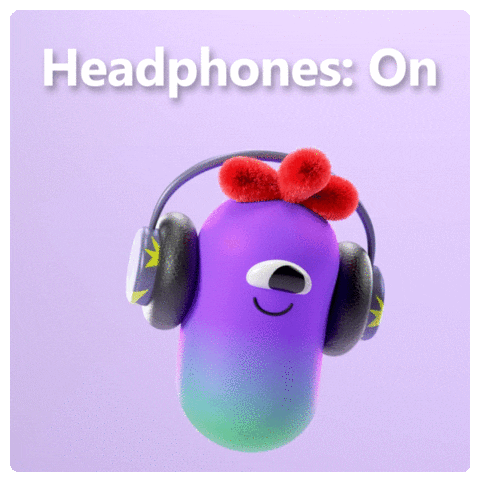 Headphones On GIF by Microsoft Edge