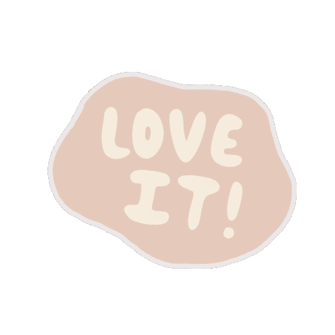 Excited Love It Sticker