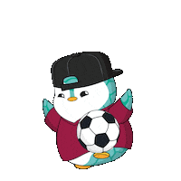 Football Sport Sticker by Pudgy Penguins