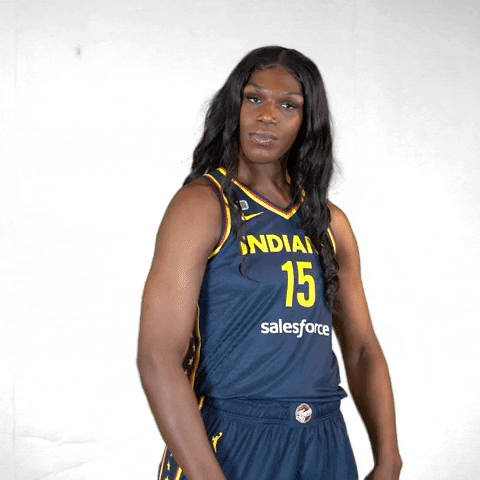 Judging Excuse Me GIF by Indiana Fever