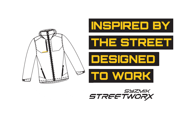 SyzmikWorkwear giphyupload inspired workwear tradie Sticker