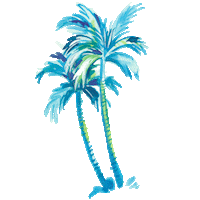 palm tree summer Sticker by Lilly Pulitzer