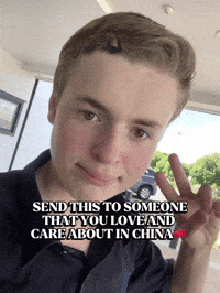 MasterCoconut send this to someone you love and care about in china GIF