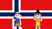 Northern Lights Flag GIF by Zhotcita