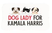 Im With Her Kamala Harris Sticker by Kelley Bren Burke