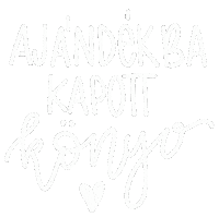 Ajandek Konyv Sticker