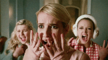 scared fox tv GIF by ScreamQueens