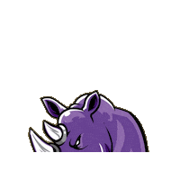 Baseball Rhinos Sticker by Ozball