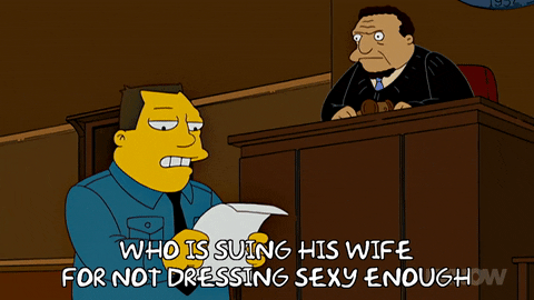 Episode 16 Judge Roy Snyder GIF by The Simpsons