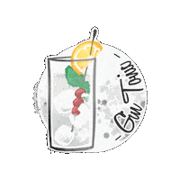 Gin Tonic Summer Sticker