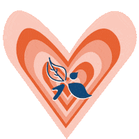 birdandblendtea love heart kawaii hearts Sticker
