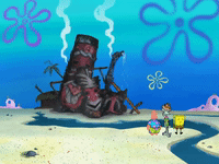 season 7 buried in time GIF by SpongeBob SquarePants