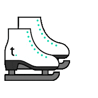 Winter Iceskate Sticker by Triplemint