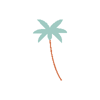 camille_courrie summer beach holidays palm Sticker