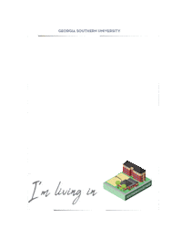 Moving College Life Sticker by Georgia Southern University - Auxiliary Services