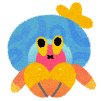 Marine Life Smiling Sticker by pikaole