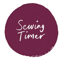 Sewing Timer Sticker by Minimalist Machinist