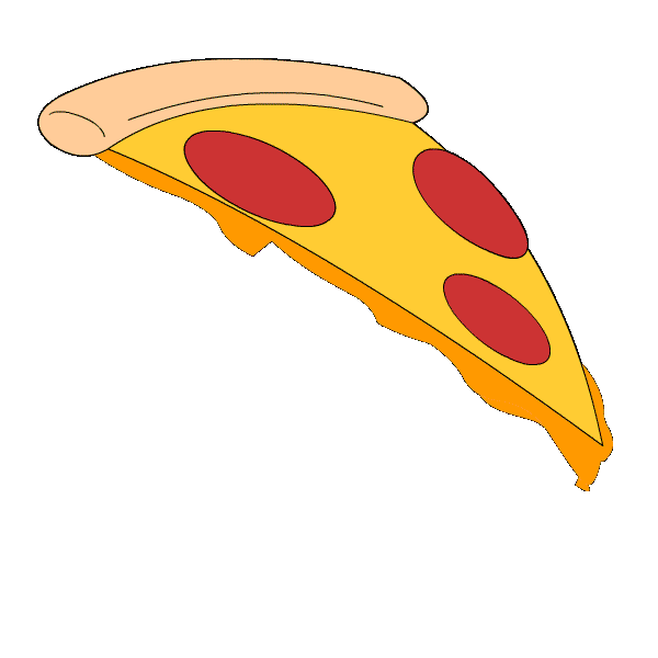 Loop Pizza Sticker