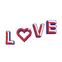 Happy Love You Sticker by Paula Baines
