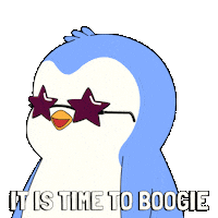 Jamming Lets Go Sticker by Pudgy Penguins