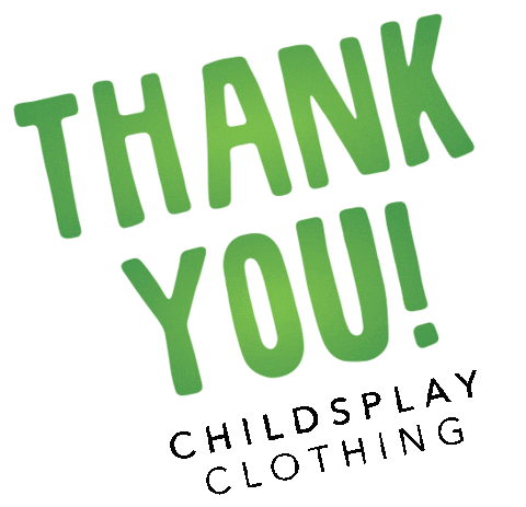 Fashion Thank You Sticker by Childsplay Clothing