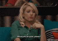 quiet GIF