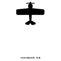 hangar33 fly free plane freedom Sticker