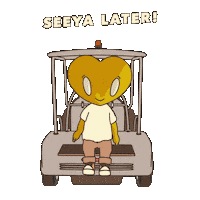 Bye Bye Goodbye Sticker by LT3 Creations