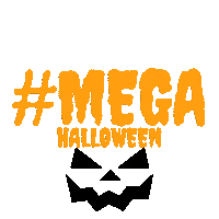 megastudiobutanta halloween salao de beleza abobora brilhante Sticker