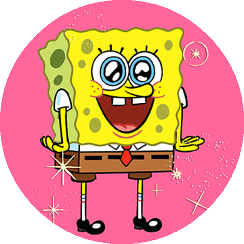 Happy Pink Sticker by SpongeBob SquarePants