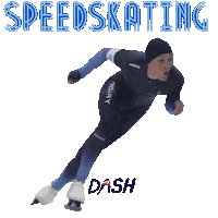 Speed Skater Sticker by DASH Skating