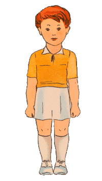 BNE_biblioteca retro vintage boy play Sticker