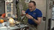 nasa food space water hungry GIF