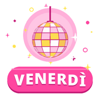 Venerdì Sticker by Lorenzo Susca