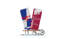 Snow Winter Sticker by Red Bull