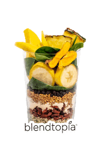 Blendtopia energy glow strength raw Sticker