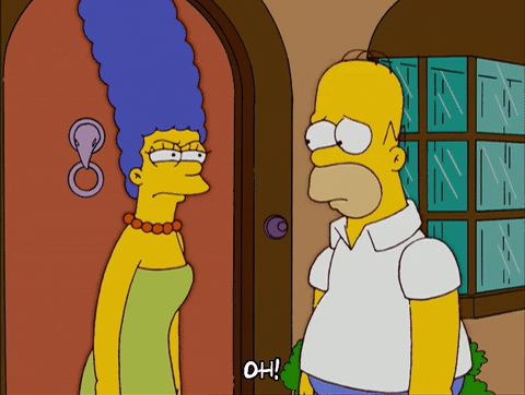 Talking Season 17 GIF by The Simpsons