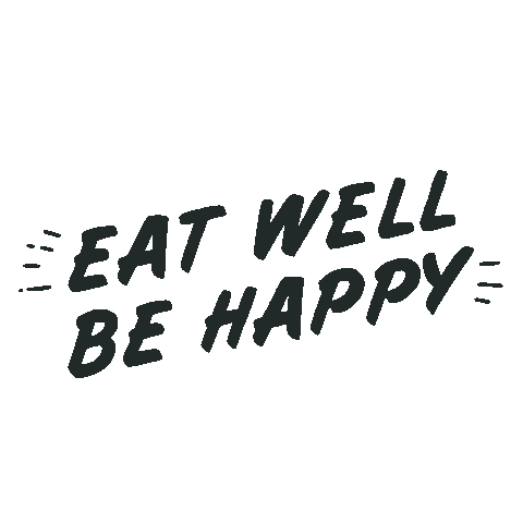 ModernMarket giphyupload happy eating be happy Sticker