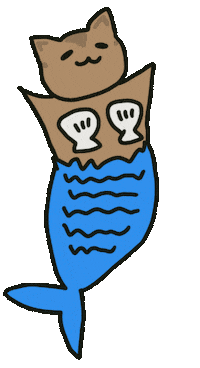 Sugar Glider Mermaid Sticker