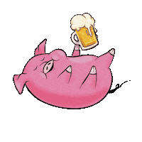 Drunk Beer Sticker by UoB of California