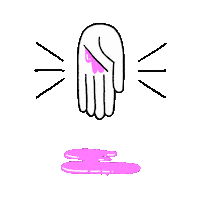 Hand Bleeding Sticker