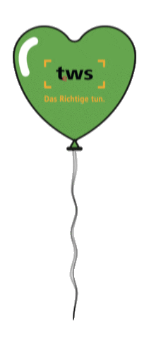 TWS_RV giphyupload heart green balloon Sticker
