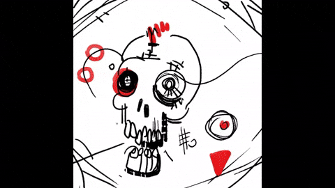 gurkangurler giphyupload skeleton GIF