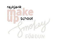 Smokey Makeupschool Sticker by Reykjavik Makeup School