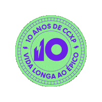 Comic Con 10 Anos Sticker by CCXP