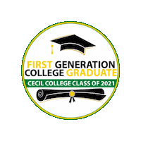 CecilCollege cecil firstgeneration ownyourfuture cecilcollegegraduation Sticker