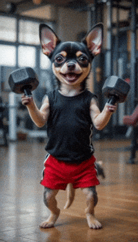 Chihuahuas Mancuernas GIF