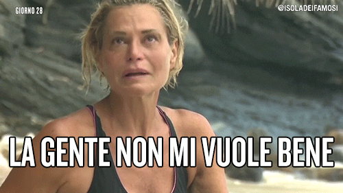 simona ventura isola 12 GIF by Isola dei Famosi