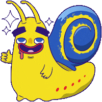 Happy Snail Sticker